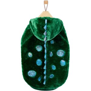 Frisco Cozy Dinosaur Dog & Cat Hoodie Costume, Large