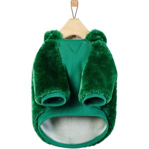 Frisco Cozy Dinosaur Dog & Cat Hoodie Costume, Large