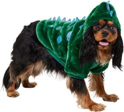 Frisco Cozy Dinosaur Dog & Cat Hoodie Costume, Medium