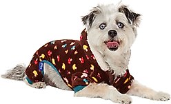 Frisco Cozy Plush Fleece Dog & Cat PJs, Mushrooms, Medium