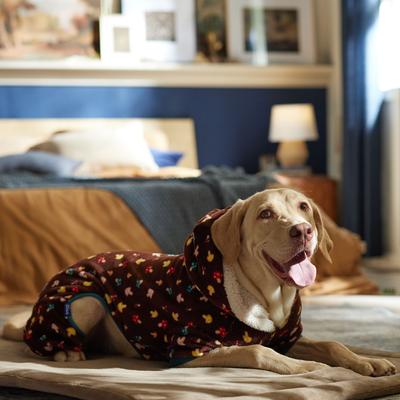 Show full view: Frisco Cozy Plush Fleece Dog & Cat PJs, Mushrooms, XX-Large slide 7 of 9