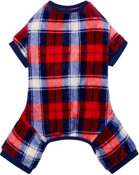 Frisco Reindeer Plaid Dog & Cat Cozy Plush Fleece PJs