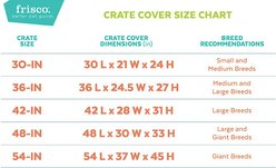 Frisco Crate Cover, 36 inch, Blue Crosses slide 2 of 6