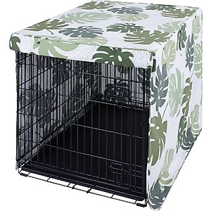 Frisco Faux Linen Dog Crate Cover