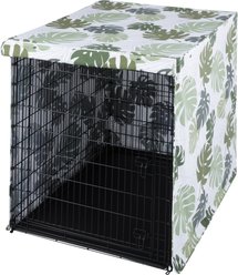 Frisco Crate Cover, 54 inch, White Leaves slide 1 of 6