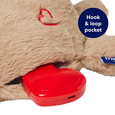 Show full view: Frisco Cuddle Bear Calming Electronic Heartbeat Anxiety Relief Plush Dog Toy, X-Small/Small slide 4 of 9