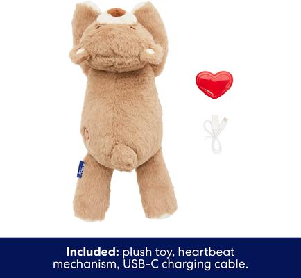 Show full view: Frisco Cuddle Bear Calming Electronic Heartbeat Anxiety Relief Plush Dog Toy, X-Small/Small slide 3 of 9