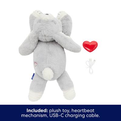 Show full view: Frisco Cuddle Bunny Calming Electronic Heartbeat Anxiety Relief Plush Dog Toy, X-Small/Small slide 3 of 9