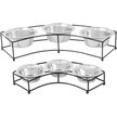 Show in main carousel: Frisco Curved Triple Feeder Stainless Steel Dog & Cat Bowl, Small: 1 cup slide 6 of 10