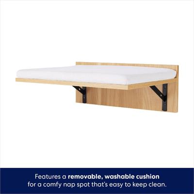 Show full view: Frisco Cushioned Wall Mounted Cat Wall Shelf slide 3 of 8