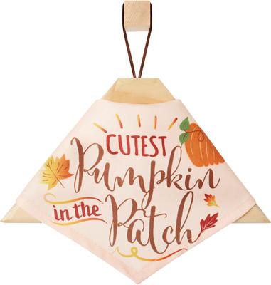 Show full view: Frisco Cutest Pumpkin in the Patch Dog & Cat Bandana, Medium/Large slide 4 of 9
