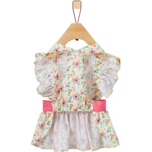 Frisco Dainty Pink Floral Dog & Cat Dress, Floral, Small