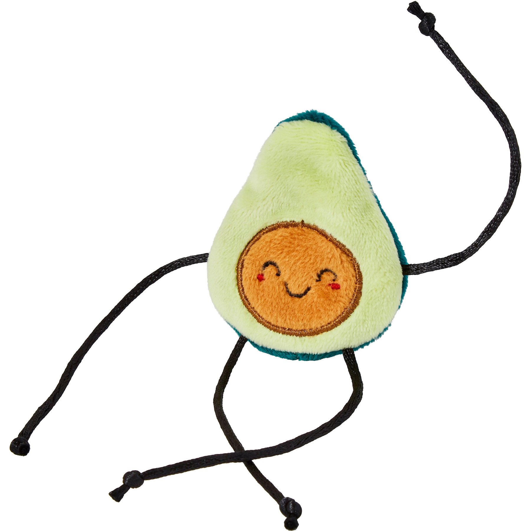 Frisco Avocado Dangly Plush Cat Toy with Catnip