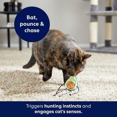 Show full view: Frisco Dangly Avocado Buddy Plush Cat Toy with Catnip slide 4 of 6