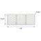 Show in main carousel: Frisco Deco Horizontal Lines 3-Panel Dog Gate, 24-in, White slide 2 of 7