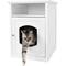 Show in main carousel: Frisco Decorative Side Table Cat Litter Box Cover, White slide 3 of 10
