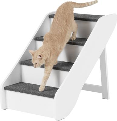Frisco Deluxe Foldable Wooden Carpeted Cat & Dog Stairs