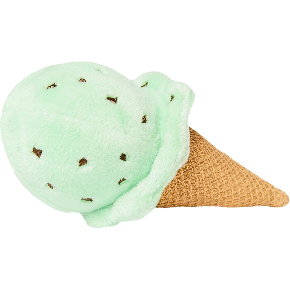 Frisco Mint Chocolate Chip Ice Cream Plush Dental Chew Cat Toy with Catnip & Catmint