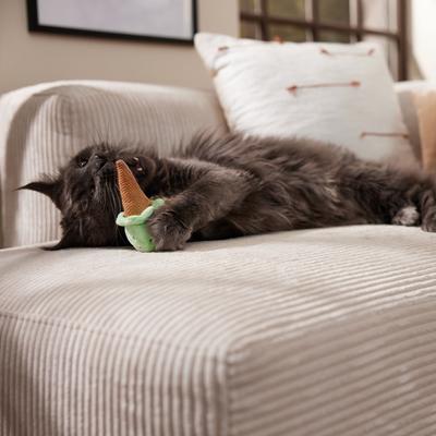Show full view: Frisco Mint Chocolate Chip Ice Cream Plush Dental Chew Cat Toy with Catnip & Catmint slide 4 of 6