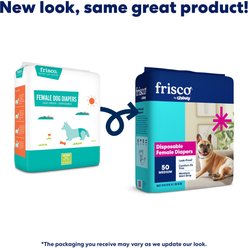 Frisco Disposable Female Diapers, Medium, 50 count slide 2 of 9