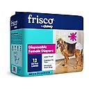 Frisco Disposable Female Diapers, X-Large, 12 count