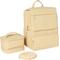 Show in main carousel: Frisco Dog & Cat Backpack Travel Bag with Double Bowl and Food Storage, Beige slide 1 of 11