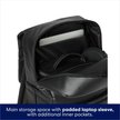 Show in main carousel: Frisco Dog & Cat Backpack Travel Bag with Double Bowl and Food Storage, Black slide 5 of 11