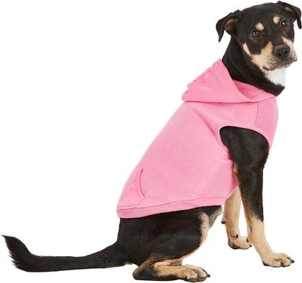 Show full view: Frisco Dog & Cat Basic Hoodie + T-Shirt, Pink, Large slide 4 of 10