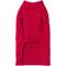 Show in main carousel: Frisco Dog & Cat Cable Knitted Sweater, Red, Medium slide 4 of 9