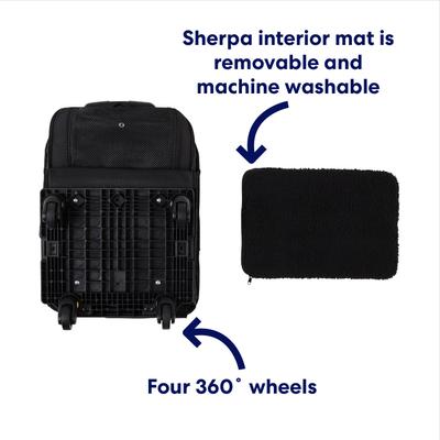 Frisco Dog & Cat Carrier on Wheels