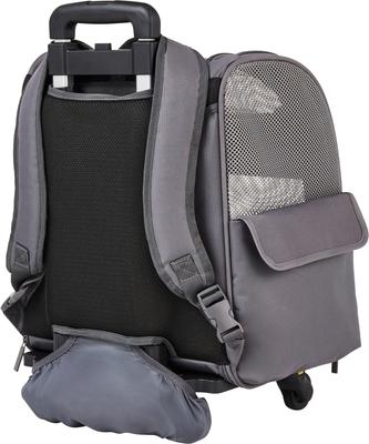 Show full view: Frisco Dog & Cat Carrier on Wheels, Grey slide 5 of 9