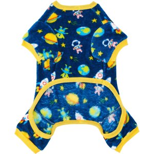 Frisco Dog & Cat Cozy Plush Fleece PJs, Outer Space, X-Large