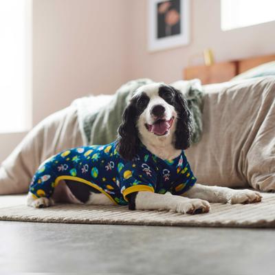 Show full view: Frisco Dog & Cat Cozy Plush Fleece PJs, Space, XXX-Large slide 6 of 9