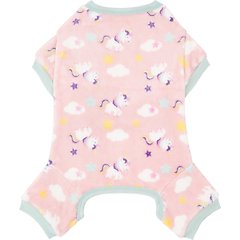 Frisco Dog & Cat Cozy Plush Fleece PJs, Unicorns, Small