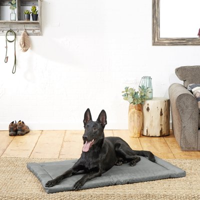 Frisco Frisco Dog Crate Mat, Dark Gray, 48-in
