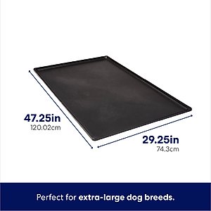 Frisco Dog Crate Replacement Pan for Heavy Duty Crate, 47.25-in L  x 29.25-in W