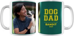 Frisco "Dog Dad" White Personalized Coffee Mug, 11-oz