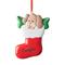 Show in main carousel: Frisco Christmas Dog in Stocking Resin Personalized Ornament slide 1 of 7