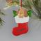 Show in main carousel: Frisco Christmas Dog in Stocking Resin Personalized Ornament slide 6 of 7