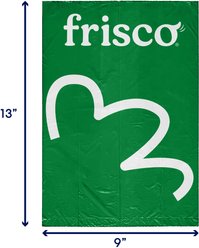 Frisco Dog Poop Bag Dispenser & Poop Bag Roll, Green, Scented Bags, 15 count roll slide 2 of 7