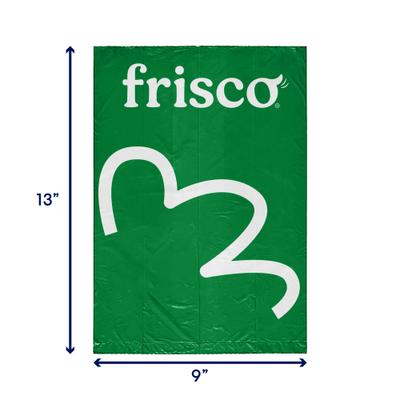 Show full view: Frisco Dog Poop Bag Dispenser & Poop Bag Roll, Green, Scented Bags, 15 count roll slide 5 of 9