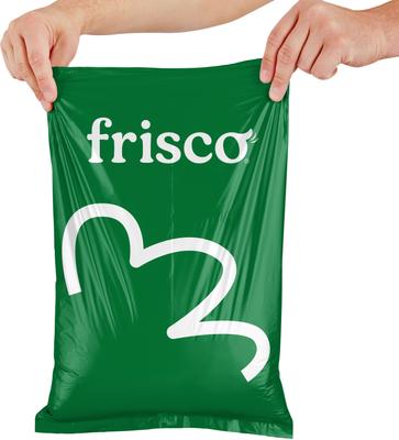 Show full view: Frisco Dog Poop Bag Dispenser & Poop Bag Roll, Green, Scented Bags, 15 count roll slide 3 of 9
