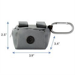 Frisco Dog Poop Bags with Fabric Dispenser, Gray, 30 count slide 2 of 7