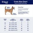 Show in main carousel: Frisco Dog & Small Pet Indoor & Outdoor 3-Door Collapsible Soft-Sided Crate, Dark Gray, Med: 30-in L x 21-in W x 21-in H slide 3 of 8
