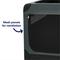 Show in main carousel: Frisco Dog & Small Pet Indoor & Outdoor 3-Door Collapsible Soft-Sided Crate, Dark Gray, Med: 30-in L x 21-in W x 21-in H slide 5 of 8
