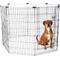 Show in main carousel: Frisco Dog & Small Pet Wire Exercise Pen with Step-Through Door, Black, 42-in slide 8 of 11
