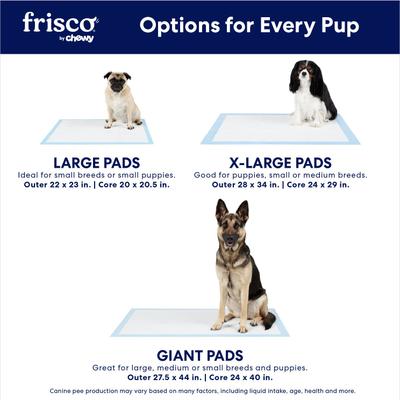 Show full view: Frisco Dog Training & Potty Pads, 22 x 23-in, Unscented, 150 count + POOPH Cat & Dog Odor & Stain Eliminator, 32-oz bottle slide 9 of 9