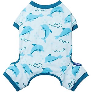 Frisco Dolphin Dog & Cat PJs, Blue, Medium