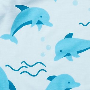 Frisco Dolphin Dog & Cat PJs, Blue, Medium