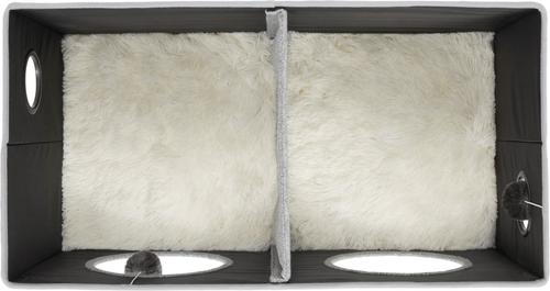 Show full view: Frisco Double Cube Stackable & Collapsible Cat Condo, Gray slide 6 of 10